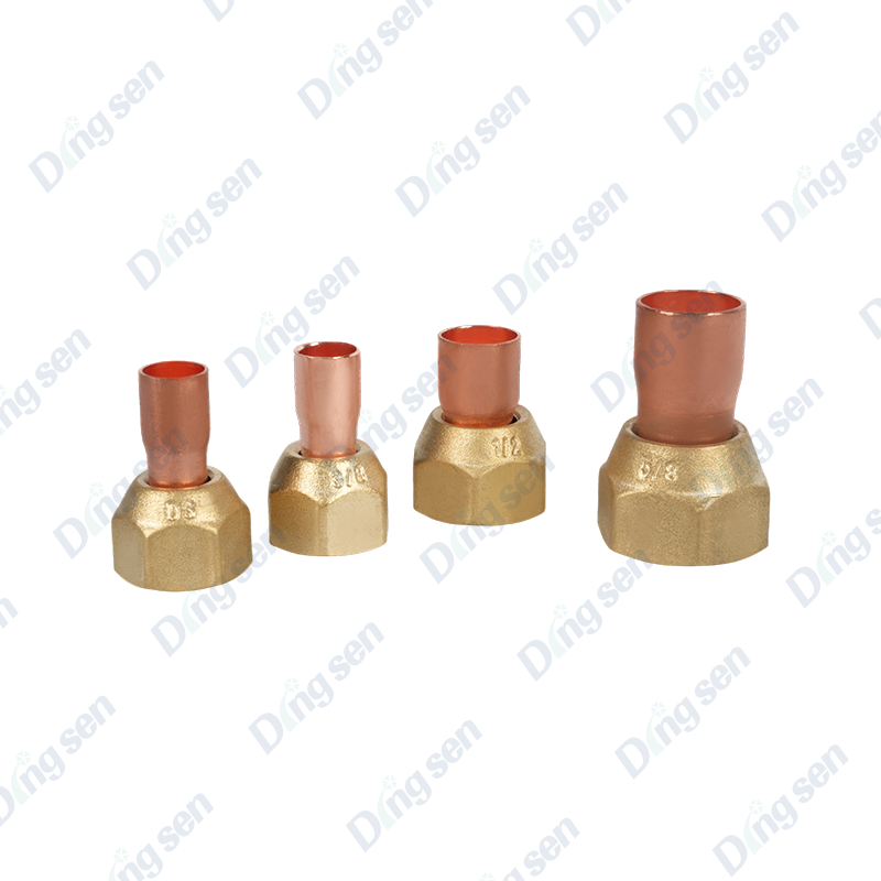 Conector de tubo de cobre para ar condicionado em forma de copo