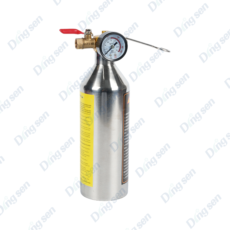 Frasco para limpeza de canos de ar condicionado de carro